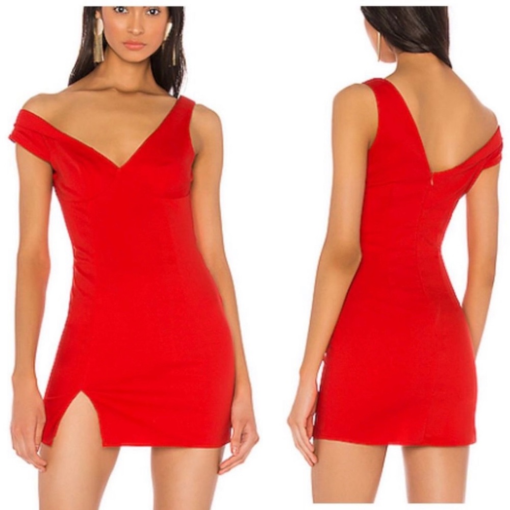 Superdown Mini Dress in Red